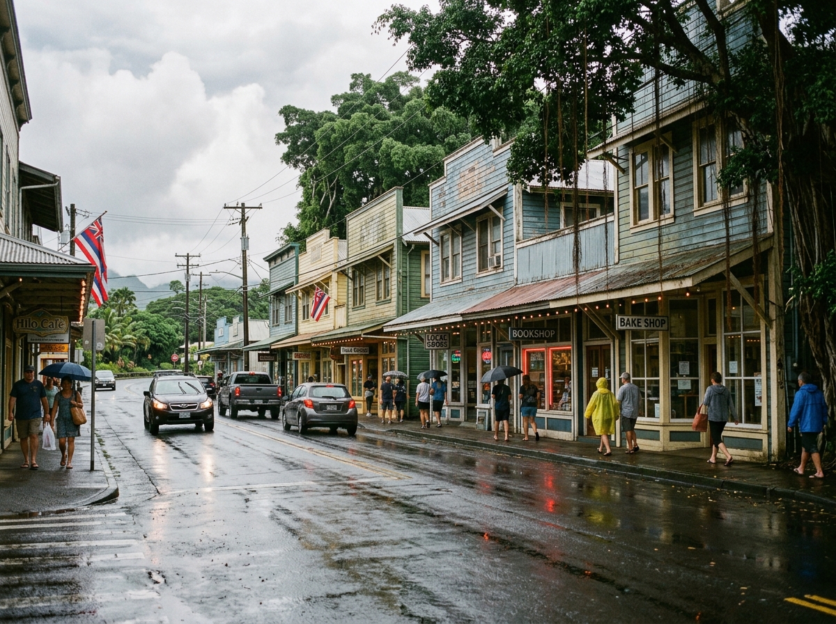 Hilo town, Big Island